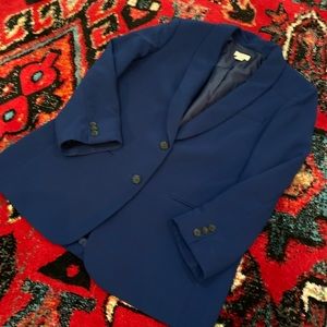 Royal blue J Crew brazier